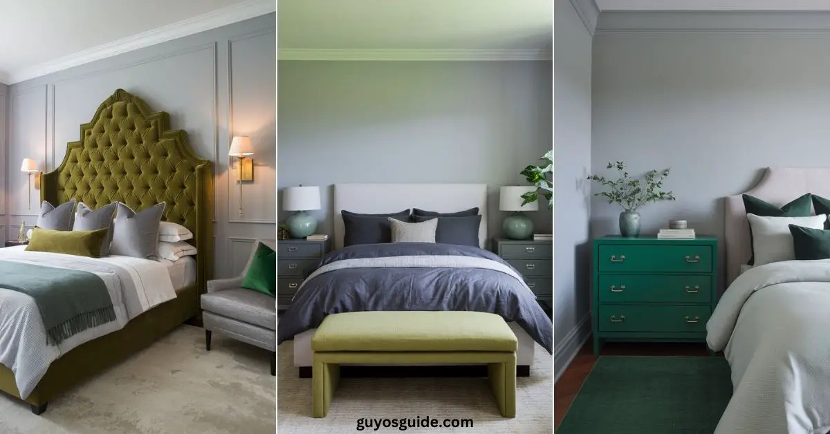 Gray and Green Bedroom Ideas - Guyo's Guide