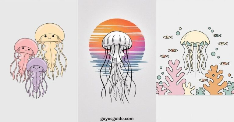 Jellyfish Drawing Ideas - Guyo's Guide