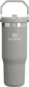 Stanley IceFlow Stainless Steel Tumbler - Vacuum Insulated Water Bottle for Home, Office or Car Reusable Cup with Straw Leak Resistant Flip Cold for 12 Hours or Iced for 2 Days, Ash, 30OZ
