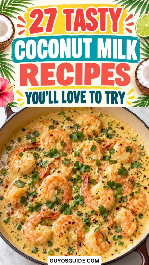 Coconut Milk Recipes - Pinterest Pin