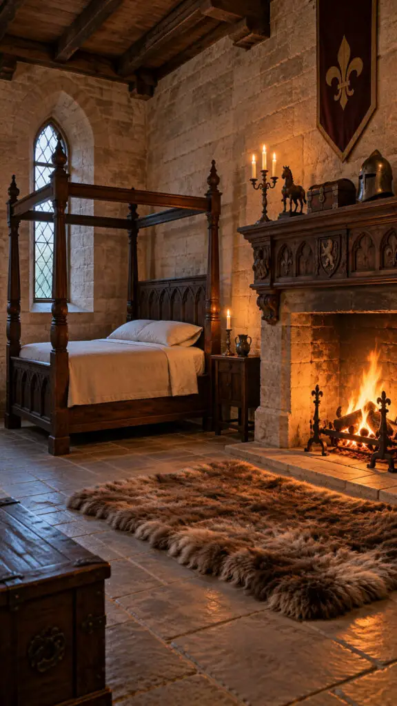 Cozy Medieval Castle Bedroom
