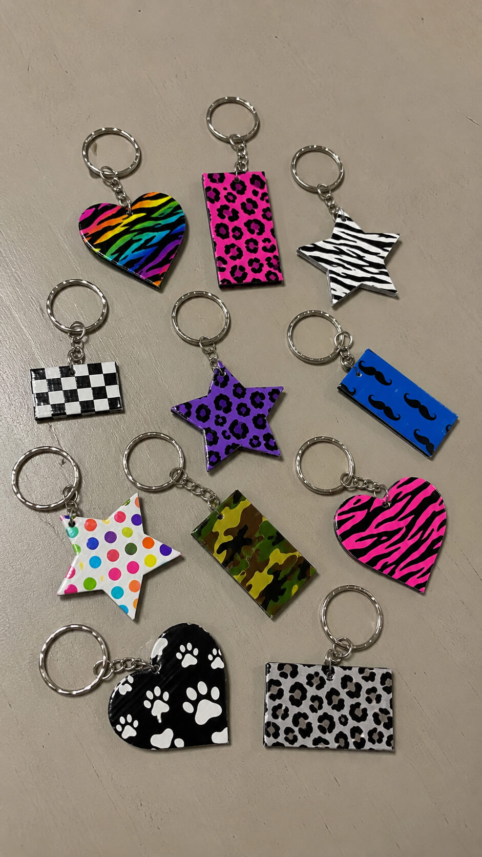 Duct Tape Keychains