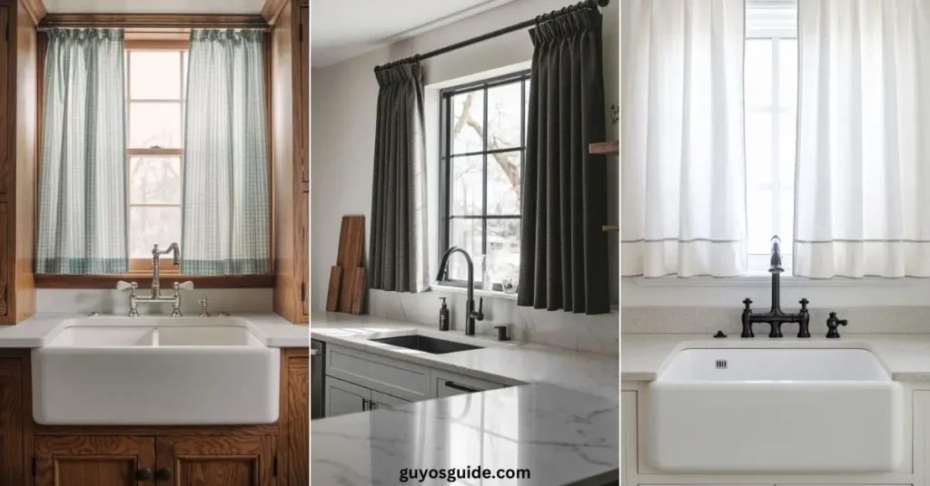 Kitchen Curtain Ideas for Above The Sink - Guyo's Guide