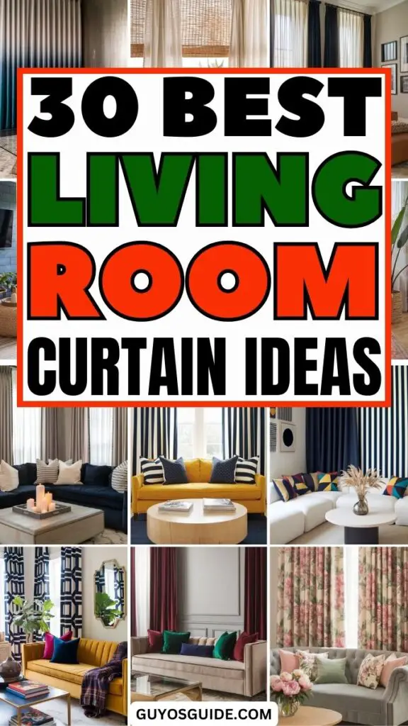 Living room Curtain Ideas