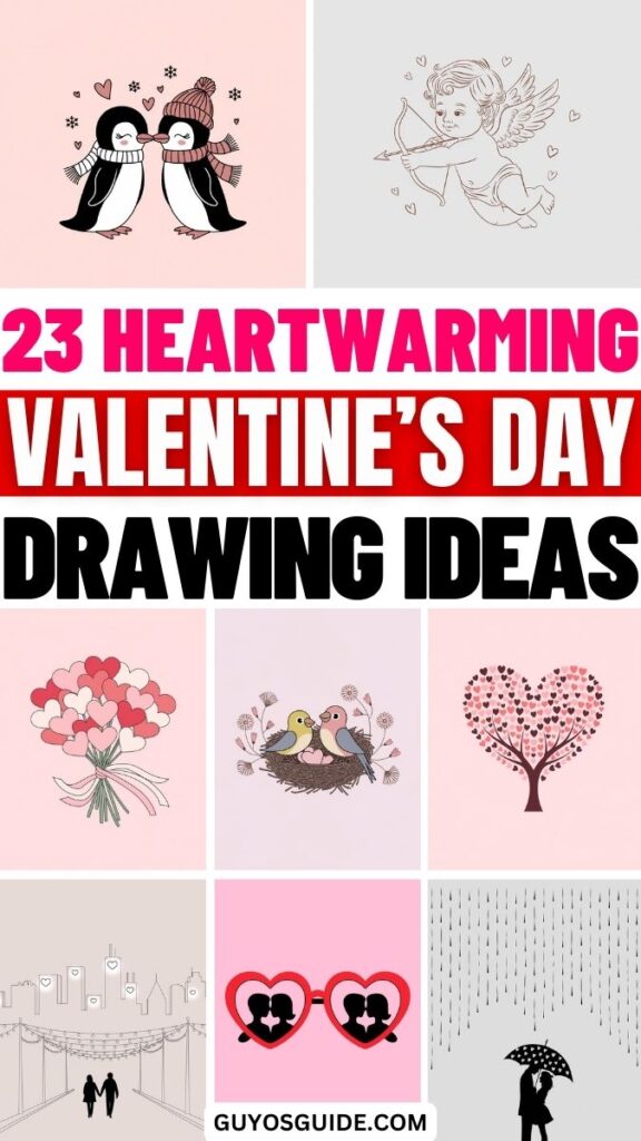 Valentine's day drawing ideas