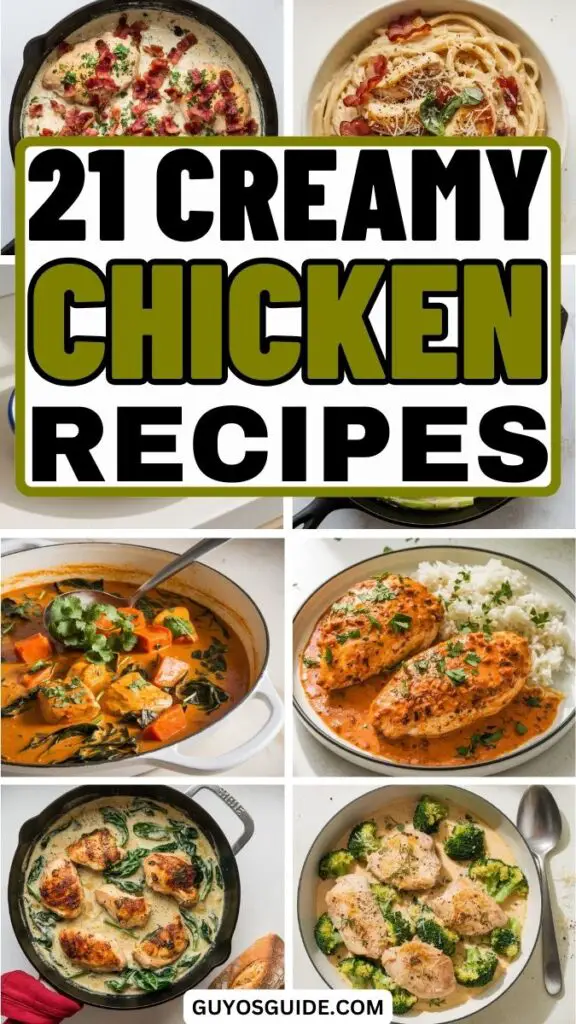 Creamy chicken recipes