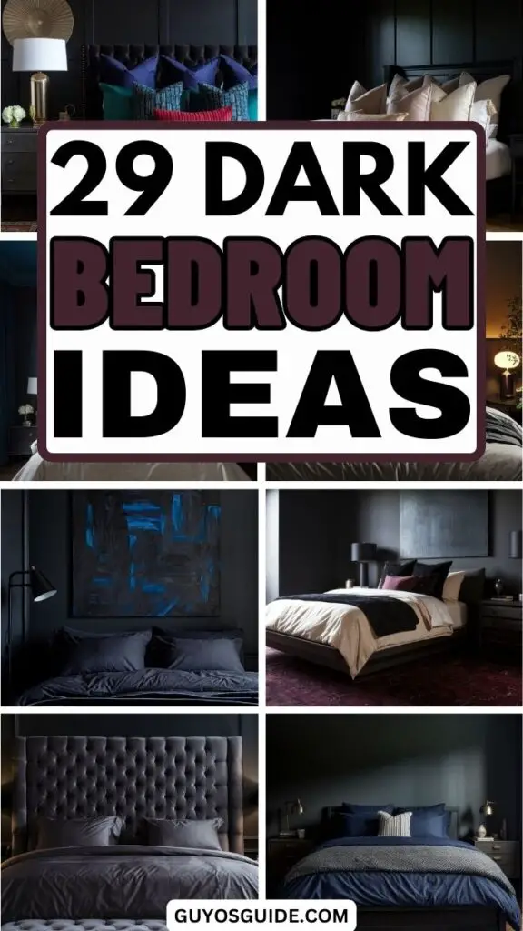 Dark bedroom ideas