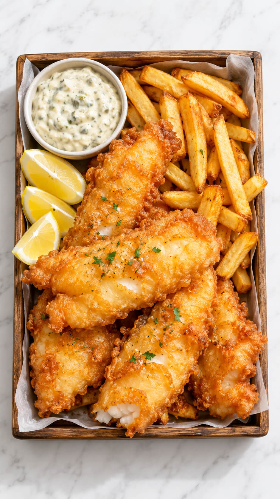 Golden Fish and Chips Feast
