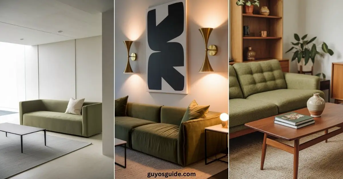 Green Couch Living Room Ideas - Guyo's Guide