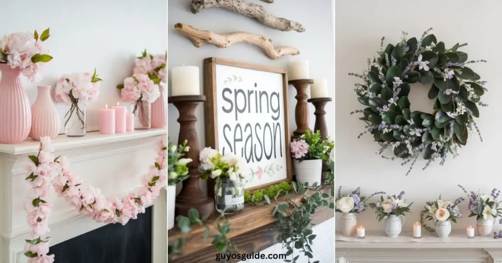 Spring Mantel Decor Ideas - Guyo's Guide