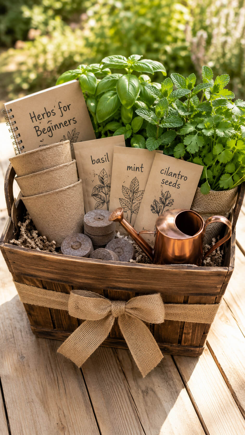 DIY Herb Garden Basket