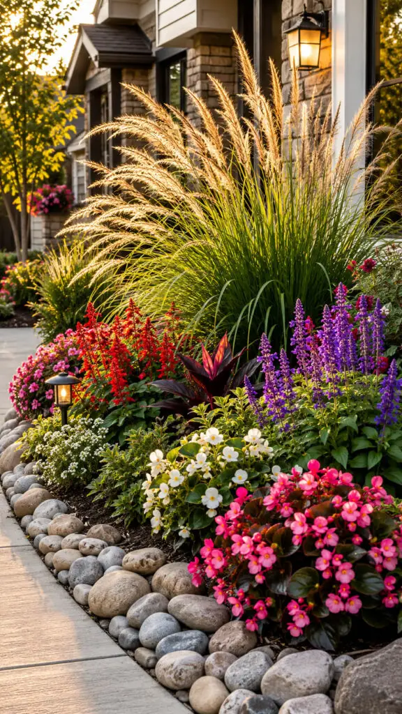 Golden hour garden charm