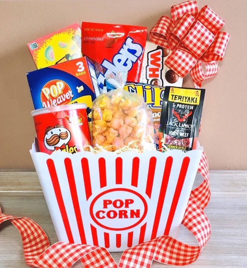 Movie Night Gift Basket