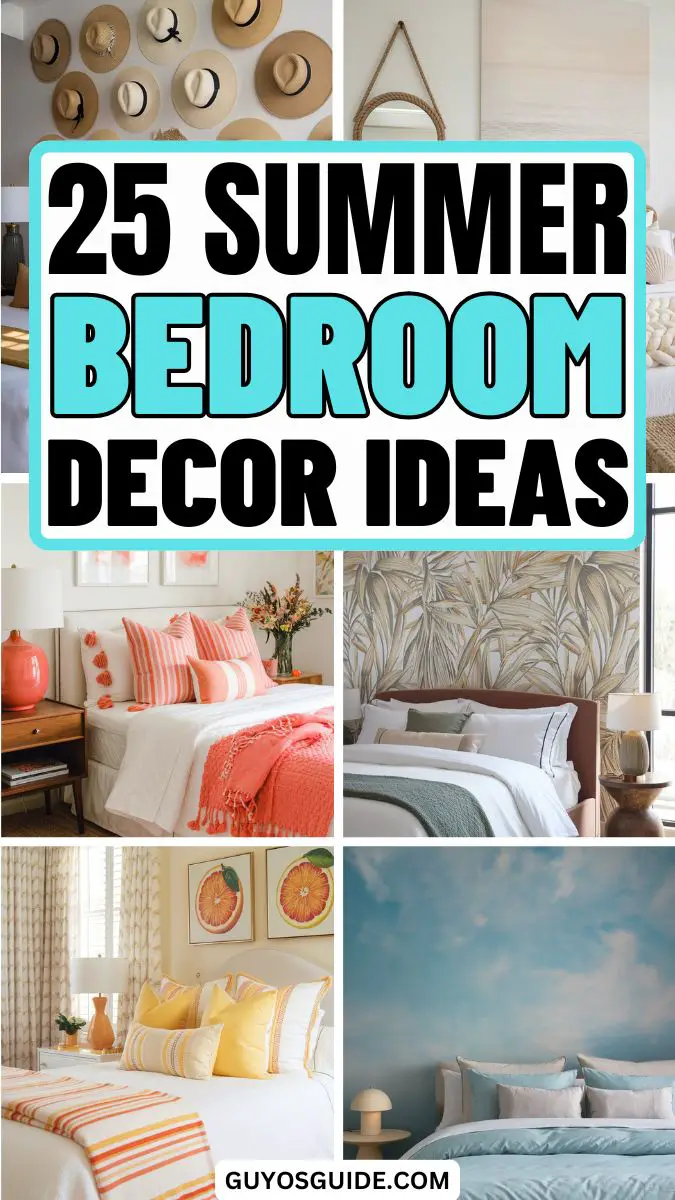 25 Summer Bedroom Decor Ideas to Brighten Up Your Space