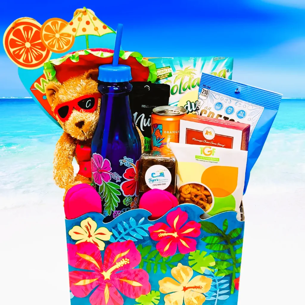 Tropical Treats Gift Basket Box 62181