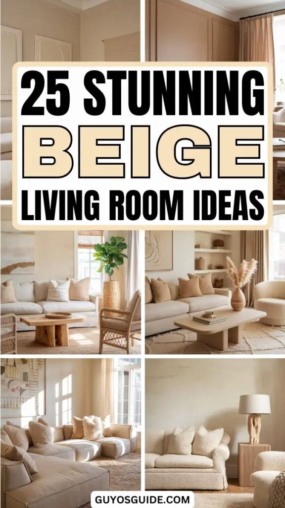 Beige Living Room Ideas