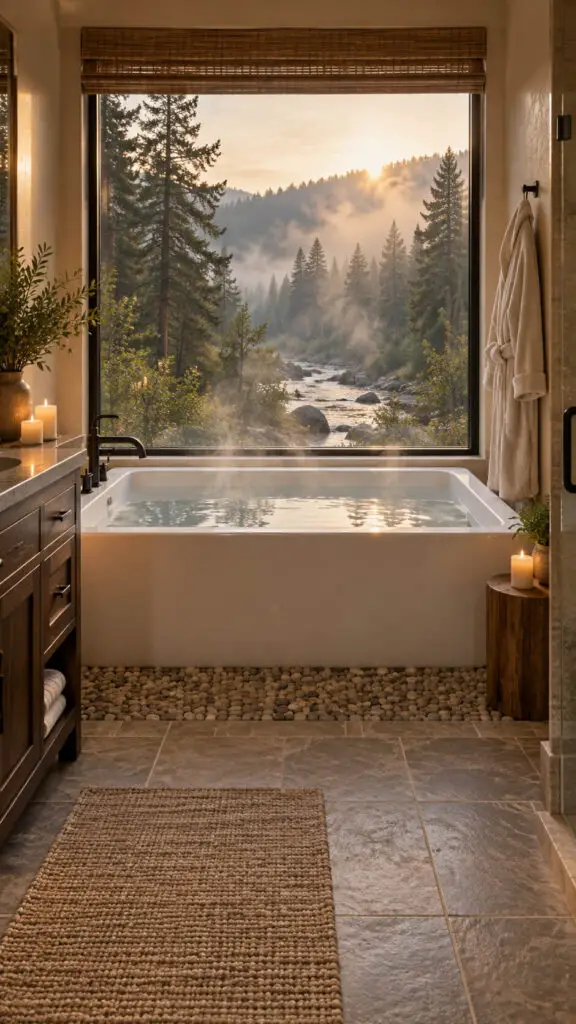 Misty Valley Sunrise Spa Retreat