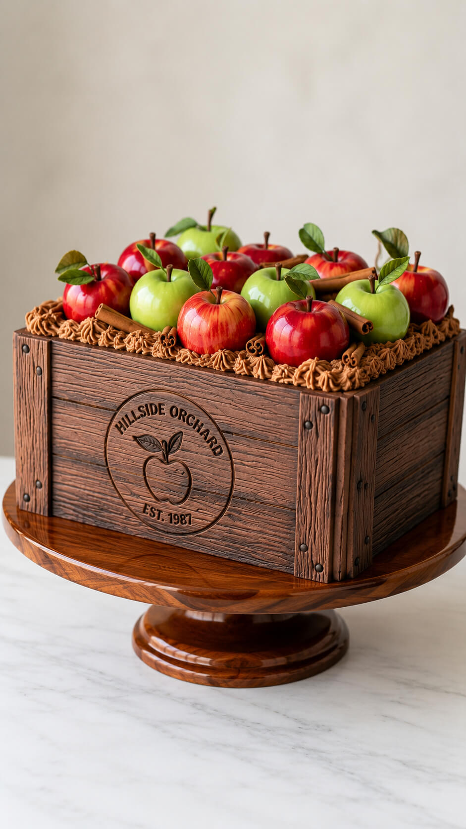 Apple Orchard Crate Cake
