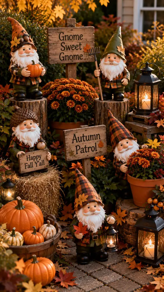 Autumn Gnome Garden
