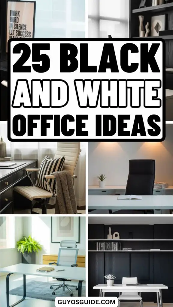 Black and White Office Ideas