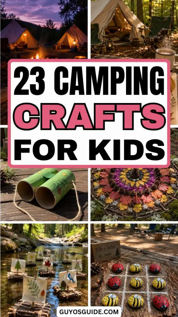 Camping Crafts for Kids - Pin