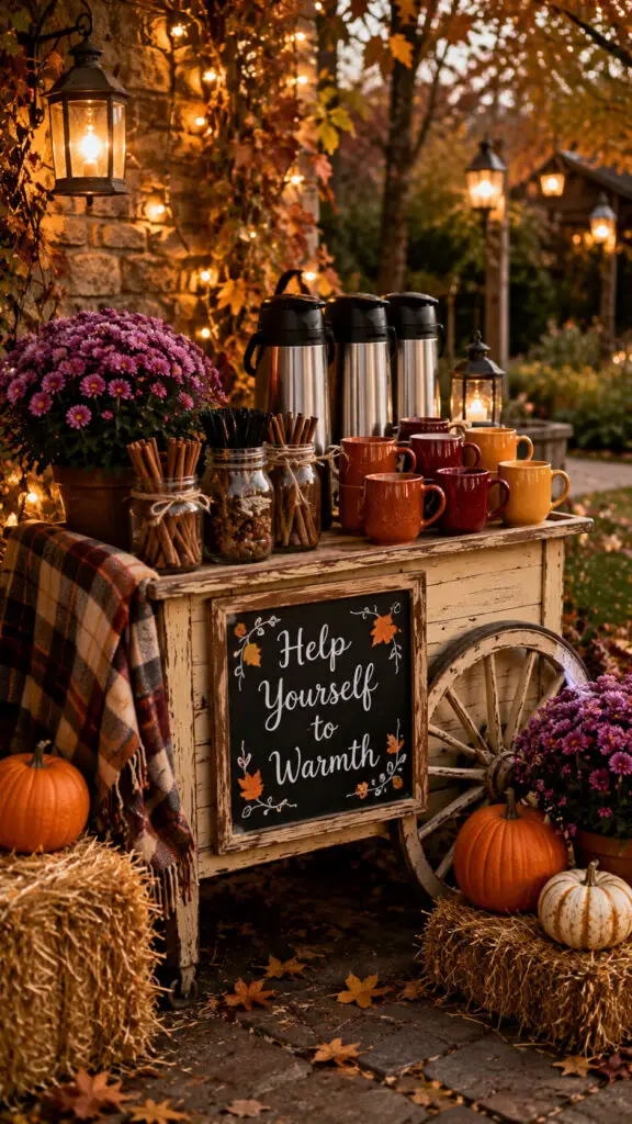 Cozy Autumn Warmth Station Garden