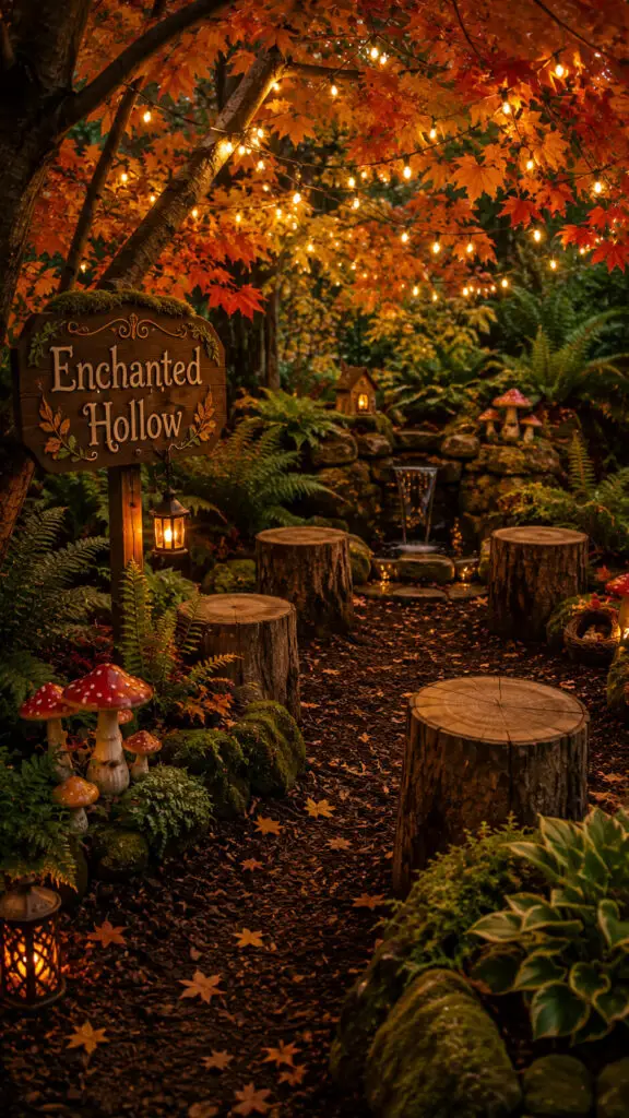 Enchanted Hollow Autumn Garden
