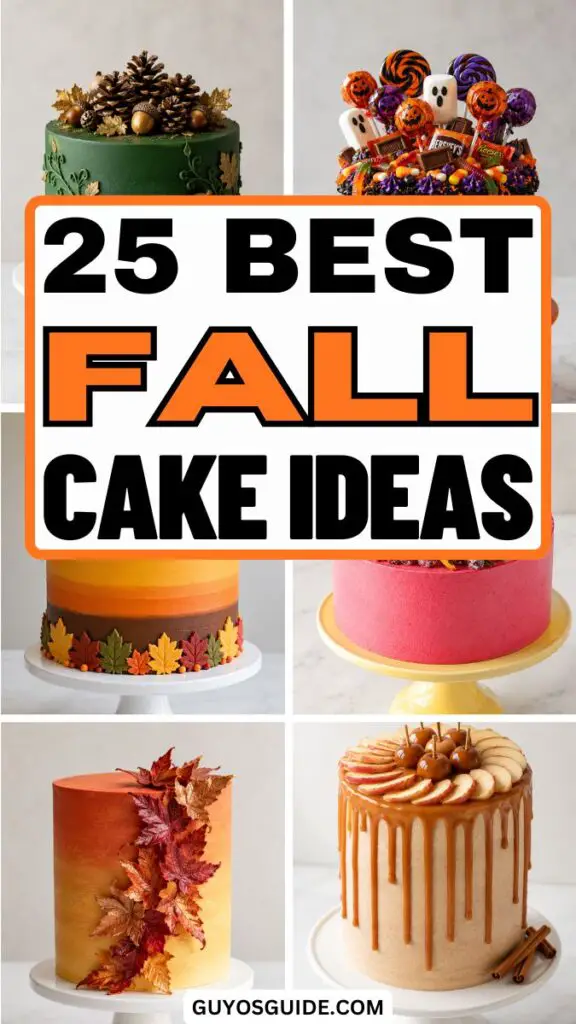 Fall Cake Ideas - Pin