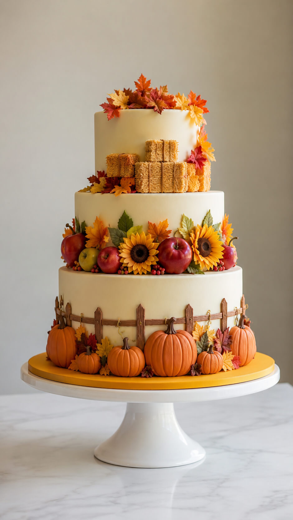 Fall Market Tiered Cake