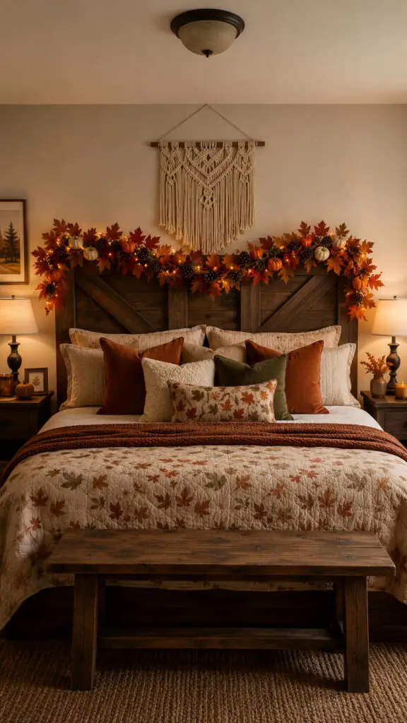 Fall Warm Autumn Bedroom Retreat