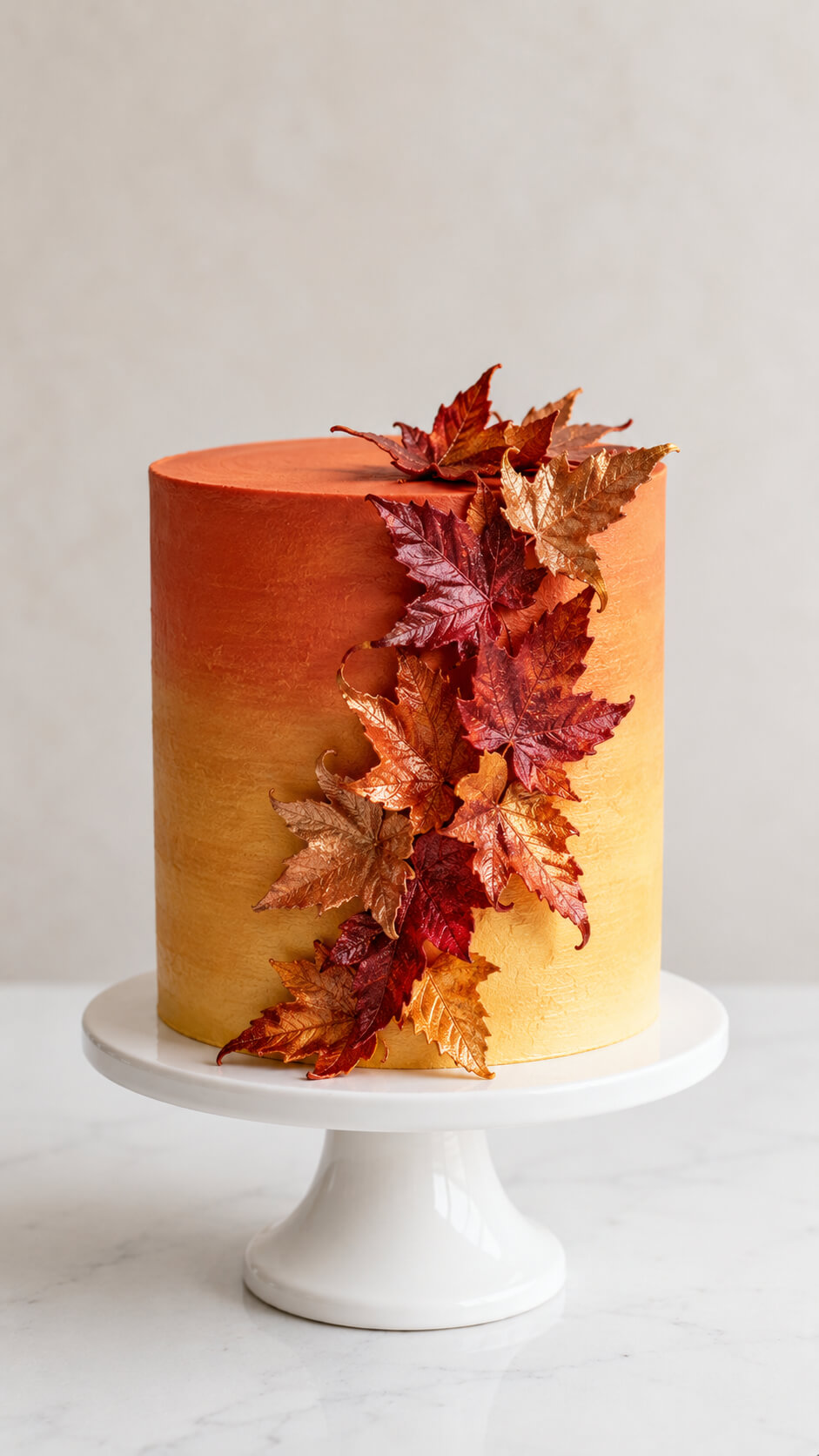 Falling Leaves Cake