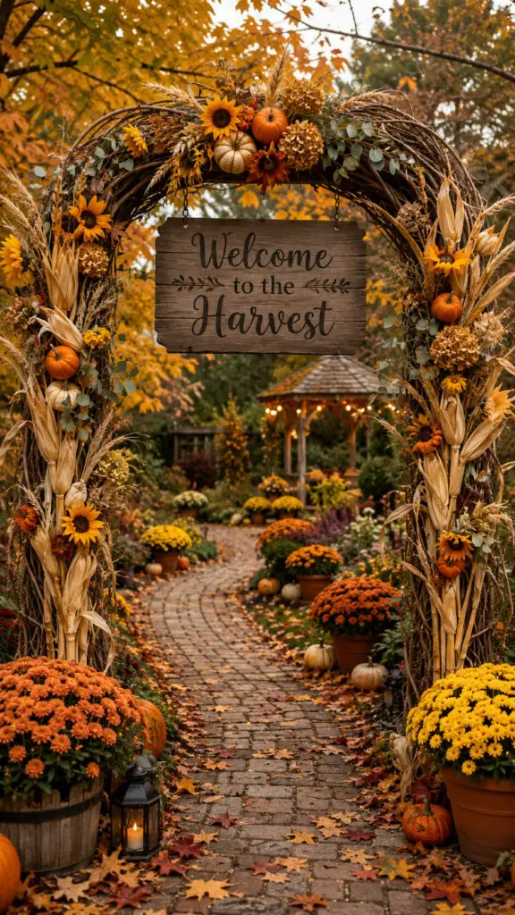 Harvest Garden Welcome Arch