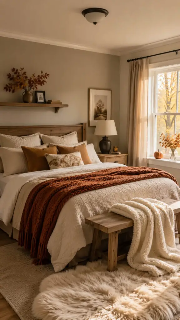 Sherpa Bed Bench Throw