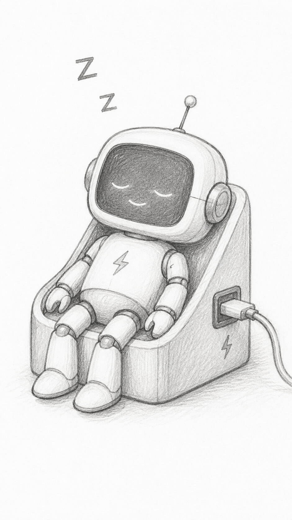 Sleepy Charging Bot
