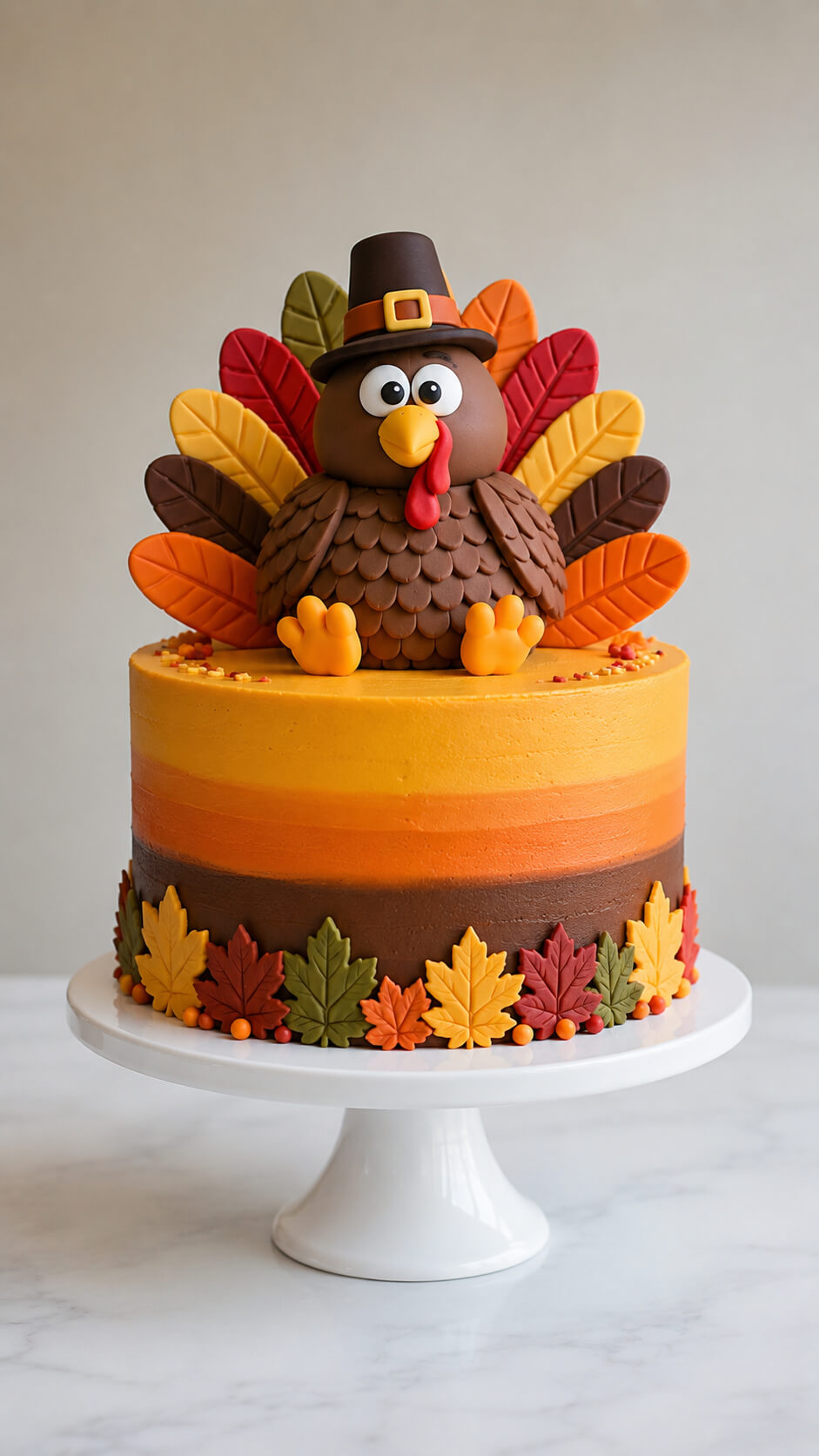 Turkey Topper Cake