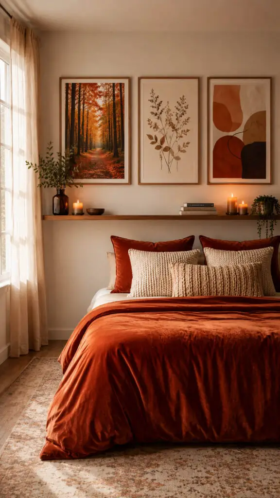 Wall Art for Fall Bedroom