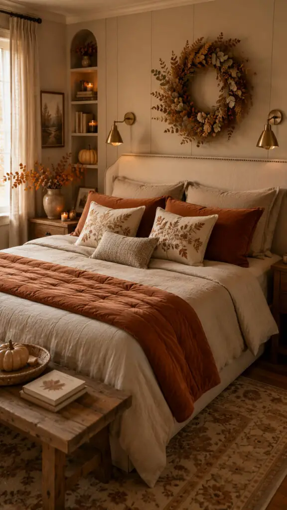 Wreath Above the Bed