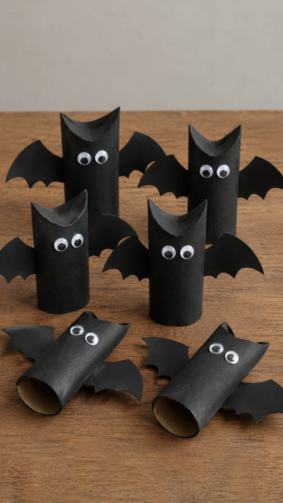 Cute Cardboard Bat Craft Display