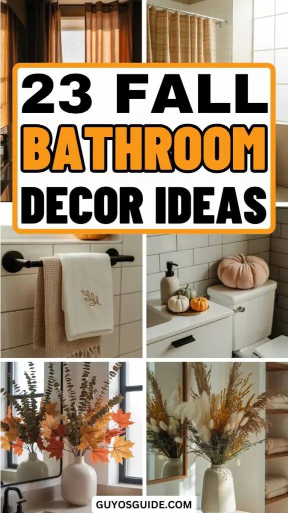 Fall Bathroom Decor Ideas