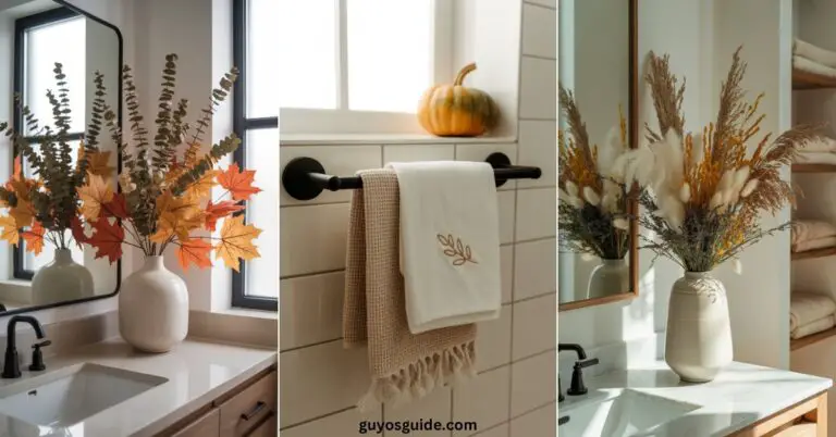 Fall Bathroom Decor Ideas - Guyo's Guide