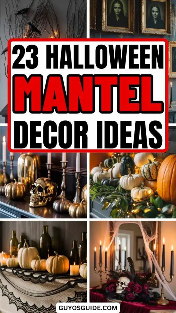 Halloween Mantel Decor Ideas