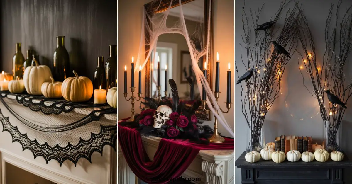 Halloween Mantel Decor Ideas - Guyo's Guide