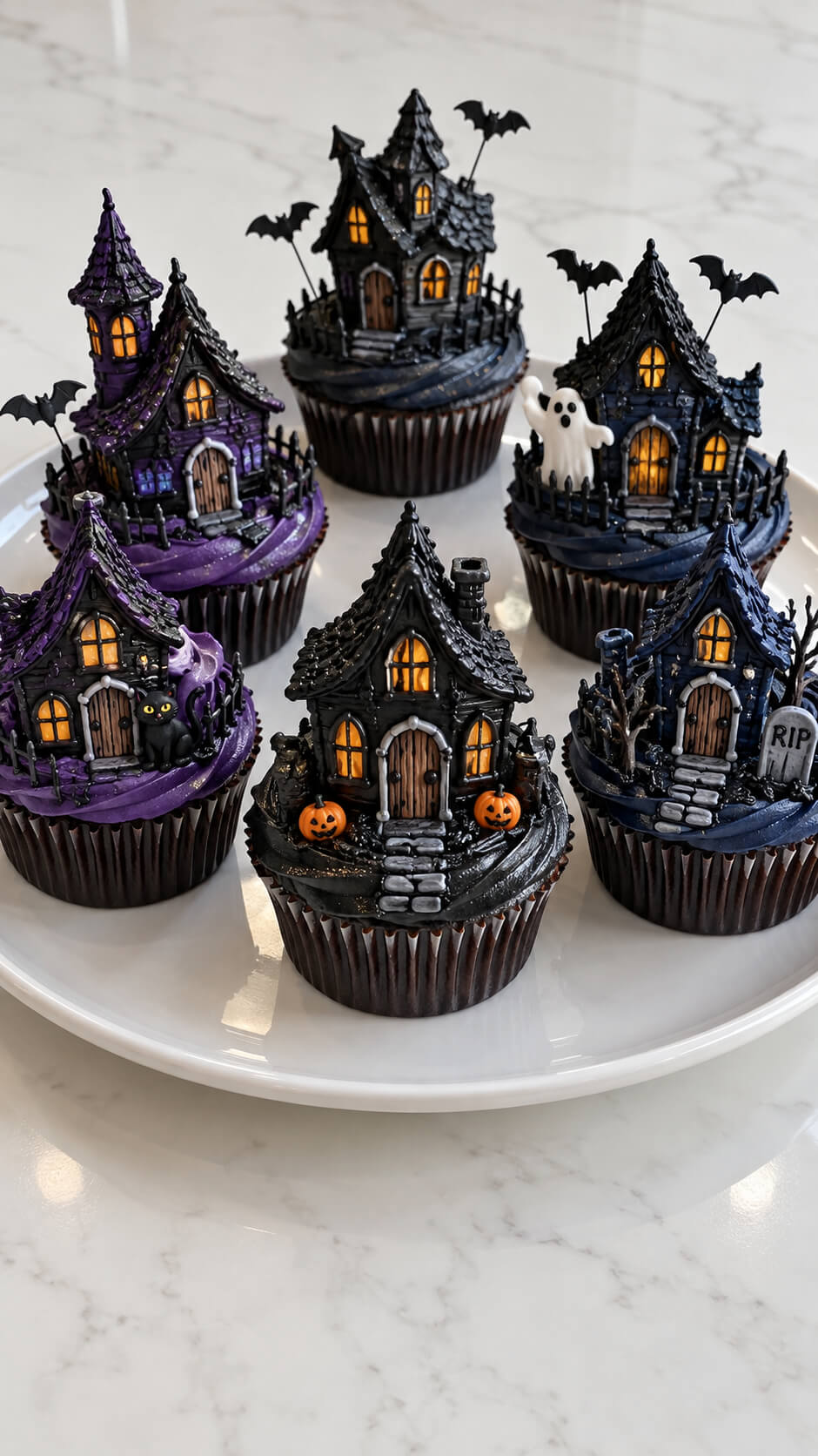 Haunted House Cupcakes