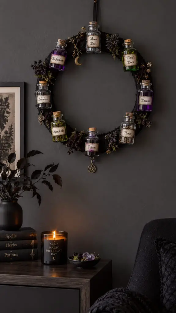 Moon Dust Potion Wreath Vignette