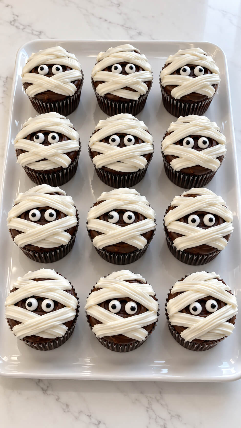 Mummy Cupcakes