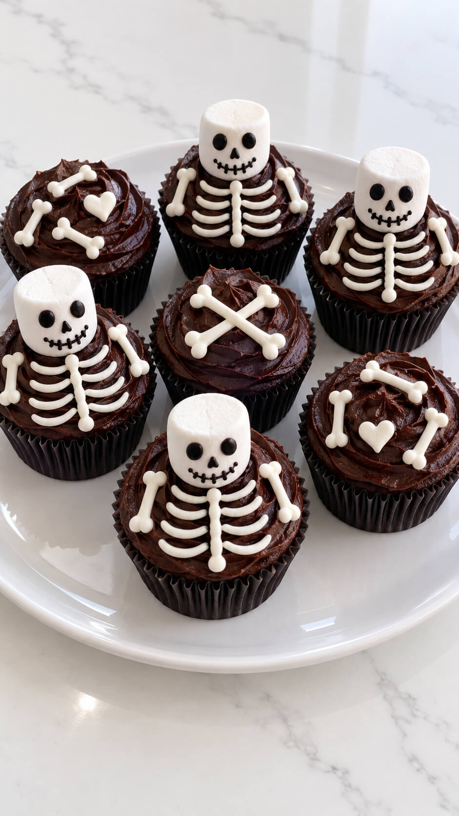 Skeleton Cupcakes