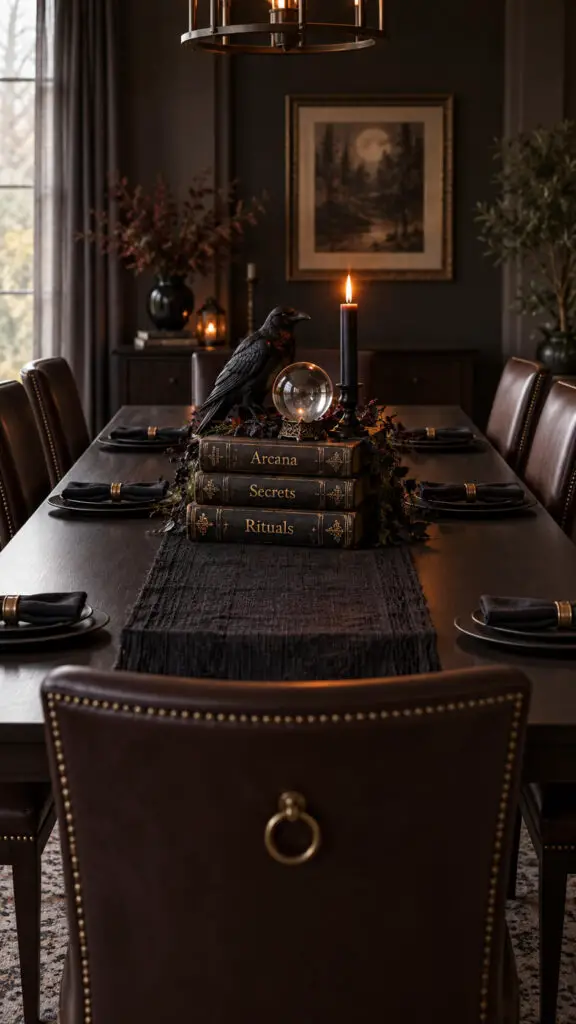 Gothic Candlelit Dining Room