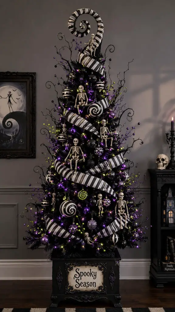 Gothic Spooky Season Tree