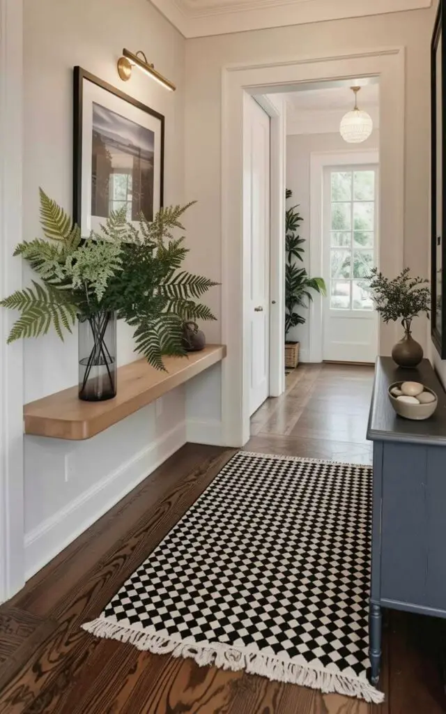 Monochrome Entryway Rug 1