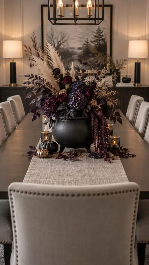 Moody Gothic Autumn Dining Table